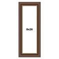 thumbnail image 1 of 8x26 Copper and Brown Real Wood Picture Frame Width 2 inches | Interior Frame Depth 0.5 inches |, 1 of 8