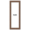 thumbnail image 1 of 8x26 Dark Brown Bamboo Real Wood Picture Frame Width 1.5 inches | Interior Frame Depth 0.5 inches |, 1 of 8