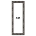 thumbnail image 1 of 8x26 Frame Black-Brown Medieval Solid Wood Picture Frame | 1.5 Inch Moulding Width | Gotham Beveled, 1 of 8