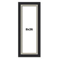 thumbnail image 1 of 8x26 Frame Black Real Wood Picture Frame Width 2.25 Inches | Interior Frame Depth 0.5 Inches |, 1 of 8