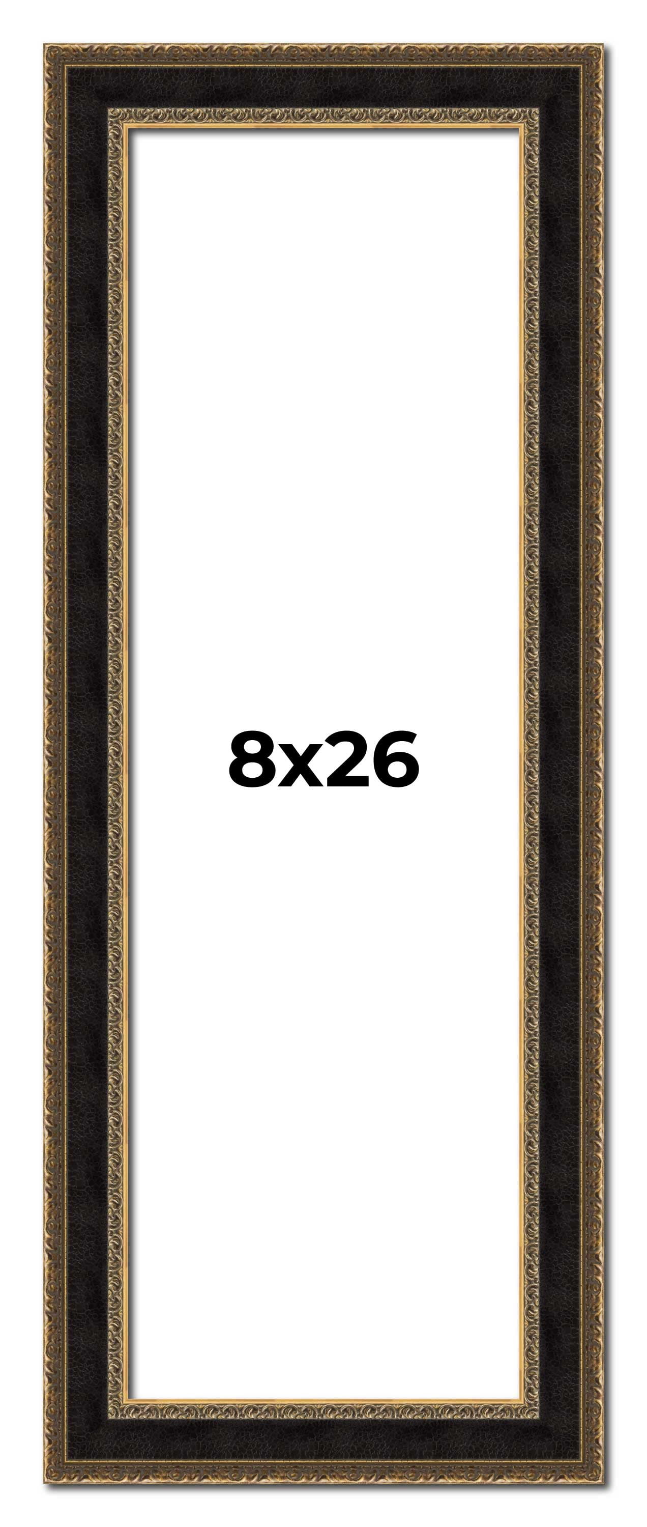 8x26 Frame Gold Antique Vintage Sold Wood Picture Frame | 1.75 Inch ...