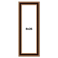 36x17 Frame Gold Bamboo Solid Wood Picture Frame | 1 Inch Moulding ...