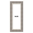 thumbnail image 1 of 8x26 Frame Grey Real Wood Picture Frame Width 2.75 Inches | Interior Frame Depth 0.5 Inches | Linus, 1 of 8