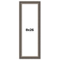 thumbnail image 1 of 8x26 Frame Silver Real Wood Picture Frame Width 1.25 Inches | Interior Frame Depth 0.5 Inches |, 1 of 8