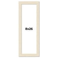 thumbnail image 1 of 8x26 Frame White Real Wood Picture Frame Width 1.5 inches | Interior Frame Depth 0.5 inches | Barn, 1 of 8