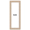 thumbnail image 1 of 8x26 Frame White Real Wood Picture Frame Width 1.5 inches | Interior Frame Depth 0.5 inches |, 1 of 8