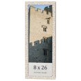 thumbnail image 1 of 8x26 Frame White Real Wood Picture Frame Width 1.5 inches | Interior Frame Depth 0.5 inches |, 1 of 8