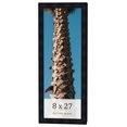 thumbnail image 1 of 8x27 Frame Black Passaggi Solid Wood Picture Frame Width 1.5 Inches | Interior Frame Depth 0.5, 1 of 8