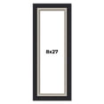 thumbnail image 1 of 8x27 Frame Black Real Wood Picture Frame Width 2.25 Inches | Interior Frame Depth 0.5 Inches |, 1 of 8