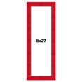 thumbnail image 1 of 8x27 Frame Red Burl Solid Wood Picture Frame Width 1.75 Inches | Interior Frame Depth 0.5 Inches |, 1 of 8