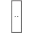 thumbnail image 1 of 8x28 Frame Blue Kingsley Pewter Solid Wood Picture Frame Width 0.75 Inches |Interior Depth 0.5, 1 of 8