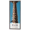 thumbnail image 1 of 8x28 Frame Blue Kingsley Pewter Solid Wood Picture Frame Width 0.75 Inches |Interior Depth 0.5, 1 of 8