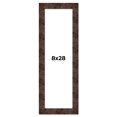 thumbnail image 1 of 8x28 Frame Brown Burl Real Wood Picture Frame Width 1.625 Inches | Interior Frame Depth 0.5 Inches, 1 of 8