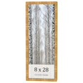 thumbnail image 1 of 8x28 Frame Gold Bamboo Solid Wood Picture Frame | 1 Inch Moulding Width | Interior Frame Depth 0.75, 1 of 8