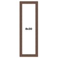 thumbnail image 1 of 8x30 Frame Brown Farmhouse Solid Wood Picture Frame Width 1.5 Inches | Interior Frame Depth 0.5, 1 of 8