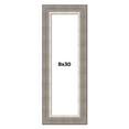 thumbnail image 1 of 8x30 Frame Grey Real Wood Picture Frame Width 2.75 Inches | Interior Frame Depth 0.5 Inches | Linus, 1 of 8