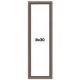 thumbnail image 1 of 8x30 Frame Silver Real Wood Picture Frame Width 1.25 Inches | Interior Frame Depth 0.5 Inches |, 1 of 8