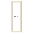 thumbnail image 1 of 8x30 Frame White Real Wood Picture Frame Width 1.5 inches | Interior Frame Depth 0.5 inches | Barn, 1 of 8