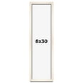 thumbnail image 1 of 8x30 Frame White Wheat Solid Wood Picture Frame | Moulding Width 0.75 Inches | Interior Depth 0.5, 1 of 8