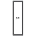 thumbnail image 1 of 8x31 Frame Black Real Wood Picture Frame Width 1.25 inches | Interior Frame Depth 0.5 inches |, 1 of 8
