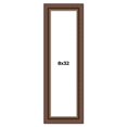 thumbnail image 1 of 8x32 Copper and Brown Real Wood Picture Frame Width 2 inches | Interior Frame Depth 0.5 inches |, 1 of 8