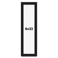 thumbnail image 1 of 8x33 Shadow Box Black Solid Wood Display Picture Frame | 1 Inch Rabbet Depth | | 1.375 Inch, 1 of 4