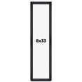 thumbnail image 1 of 8x33 Shadow Box Frame Black | 1 Inches Deep Real Wood Farmhouse Shadowbox Display Frame | UV, 1 of 6