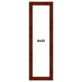 thumbnail image 1 of 8x33 Walnut Brown Veneer Real Wood Picture Frame Width 1.75 inches | Interior Frame Depth 0.5, 1 of 8