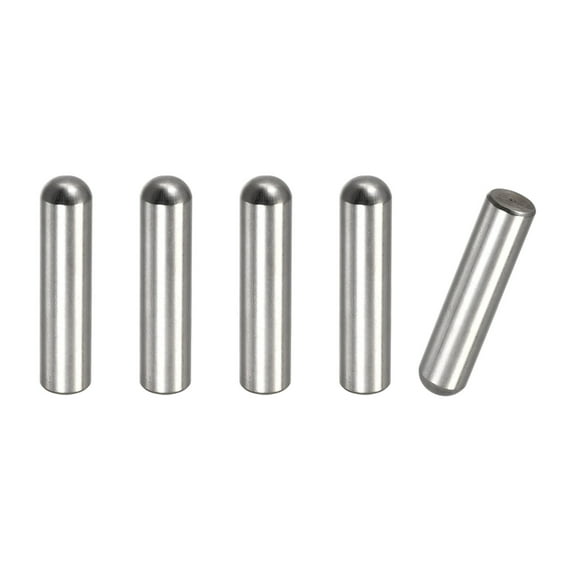 8x35mm Dowel Pins, 5 Pack Round Head Flat Chamfered End Dowel Pin