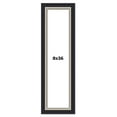 thumbnail image 1 of 8x36 Frame Black Real Wood Picture Frame Width 2.25 Inches | Interior Frame Depth 0.5 Inches |, 1 of 8