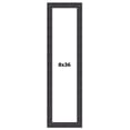 thumbnail image 1 of 8x36 Frame Brown Rustic Solid Wood Picture Frame 1.5 Inches Wide | Interior Frame Depth 0.5 Inches, 1 of 8