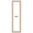 thumbnail image 1 of 8x36 Frame White Real Wood Picture Frame Width 1.5 inches | Interior Frame Depth 0.5 inches |, 1 of 8