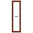 thumbnail image 1 of 8x36 Walnut Brown Veneer Real Wood Picture Frame Width 1.75 inches | Interior Frame Depth 0.5, 1 of 8
