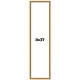 thumbnail image 1 of 8x37 Frame Beaded Gold Solid Wood Picture Frame | 0.75 Inches Moulding Width | Liscio Oro, 1 of 8