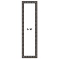 thumbnail image 1 of 8x37 Frame Black-Brown Medieval Solid Wood Picture Frame | 1.5 Inch Moulding Width | Gotham Beveled, 1 of 8