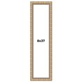 thumbnail image 1 of 8x37 Frame Silver Real Wood Picture Frame Width 1.5 inches | Interior Frame Depth 0.5 inches |, 1 of 8
