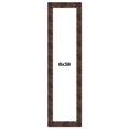 thumbnail image 1 of 8x38 Frame Brown Burl Real Wood Picture Frame Width 1.625 Inches | Interior Frame Depth 0.5 Inches, 1 of 8