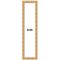 thumbnail image 1 of 8x38 Frame Gold Rustic Solid Wood Picture Frame | 1.25 Inch Wide Moulding | Rustique Gold, 1 of 8