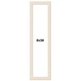thumbnail image 1 of 8x38 Frame White Real Wood Picture Frame Width 1.5 inches | Interior Frame Depth 0.5 inches | Barn, 1 of 8