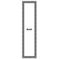 thumbnail image 1 of 8x40 Frame Silver Black Rustic Sonoma Solid Wood Picture Frame | 1.5 Inch Moulding Width | Complete, 1 of 8