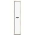 thumbnail image 1 of 8x42 Frame White Wash Solid Wood Picture Frame | 0.8125 Inch Moulding Width | Includes UV Acrylic, 1 of 8