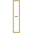 thumbnail image 1 of 8x46 Frame Gold Bamboo Solid Wood Picture Frame | 1 Inch Moulding Width | Interior Frame Depth 0.75, 1 of 8