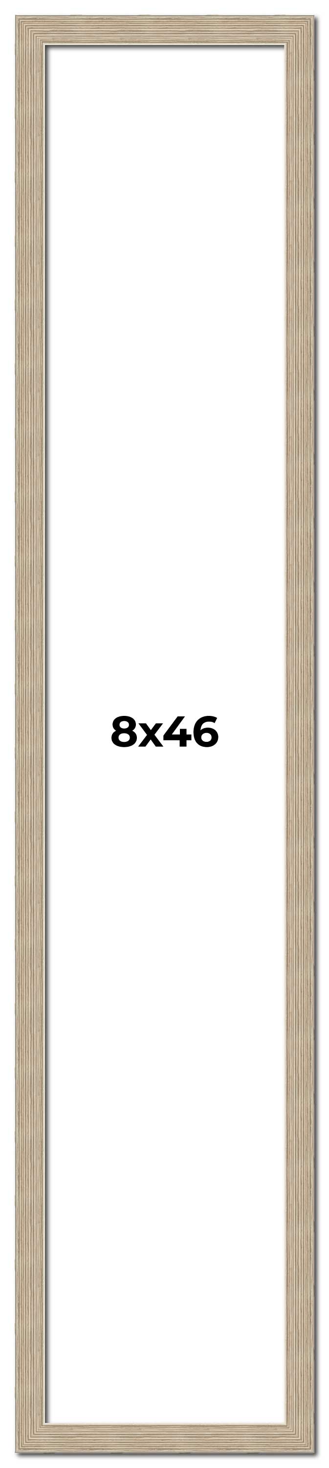 8x46 Frame Grey Solid Wood Picture Frame Width 1 Inches | Interior ...