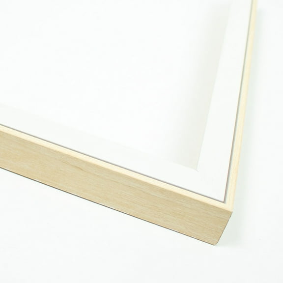 8x48 Frame White & Wood Tones Solid Wood Shadow Box Width 0.875 Inches | Interior Frame Depth 1