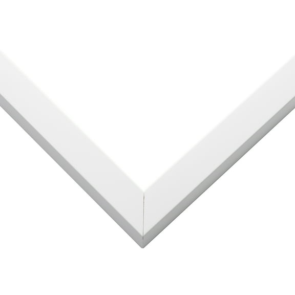 8x48 Shadow Box Frame White | 1 Inches Deep Real Wood Contemporary Shadowbox Display Frame | UV
