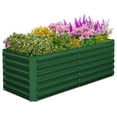 8x4x2 ft Raised Garden Bed, Large Metal Planter Raised Beds, Planters