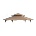 thumbnail image 1 of 8x5 Ft Grill Gazebo Replacement Canopy Top Cover Double Tiered BBQ Shade Cover (for 8x5 Ft Grill Gazebo Frame, ), 1 of 6