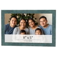 thumbnail image 1 of 8x5 IN Frame Blue Rustic Barnwood Solid Wood Picture Frame Width 1.25 Inches | Interior Depth 0.5, 1 of 8