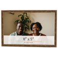 thumbnail image 1 of 8x5 IN Frame Gold Kingsley Distressed Solid Wood Picture Frame Width 0.75 Inches | Interior Frame, 1 of 8