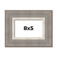 thumbnail image 1 of 8x5 IN Frame Grey Real Wood Picture Frame Width 2.75 Inches | Interior Frame Depth 0.5 Inches |, 1 of 8